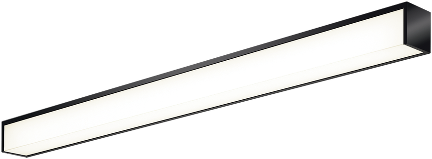 Sieninis šviestuvas 18W LED sieninis veidrodžio šviestuvas TAVI, juodas, 3000/4000K, IP44, A3850070N