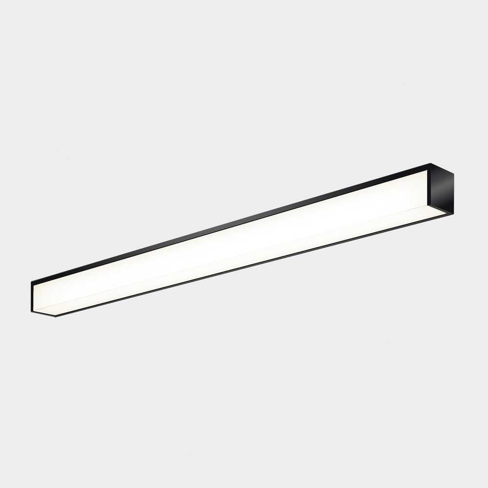 Sieninis šviestuvas 18W LED sieninis veidrodžio šviestuvas TAVI, juodas, 3000/4000K, IP44, A3850070N