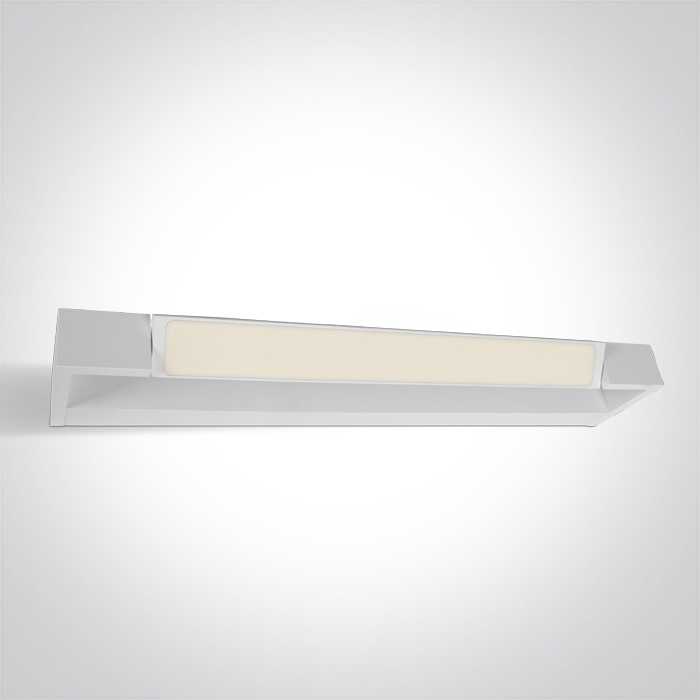Sieninis šviestuvas 18W LED sieninis vonios šviestuvas, baltas, 3000/3500/4000K, IP44, 38118C/W/V