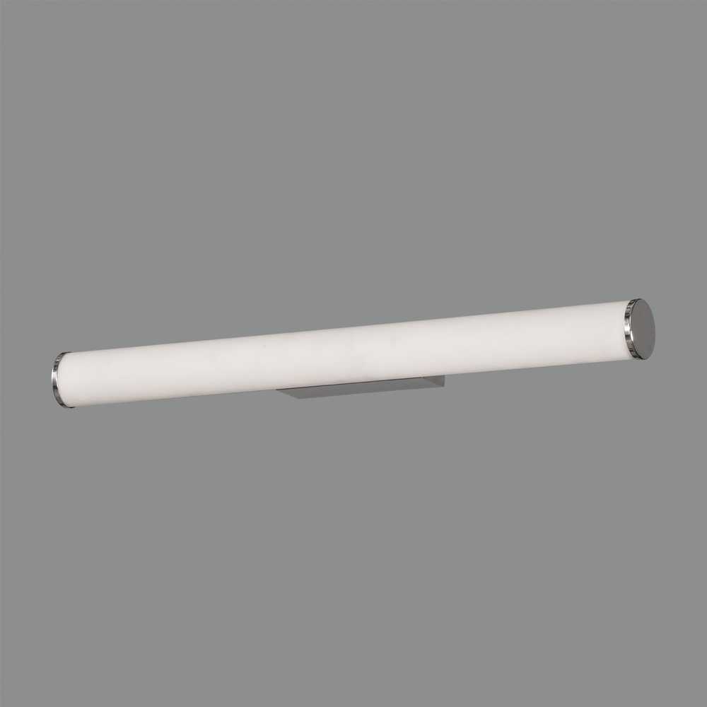 Sieninis šviestuvas 19W LED sieninis veidrodžio šviestuvas URA, chromo/baltos sp., 3000/4000K, dimeriuojamas, IP44, A3298271CDT