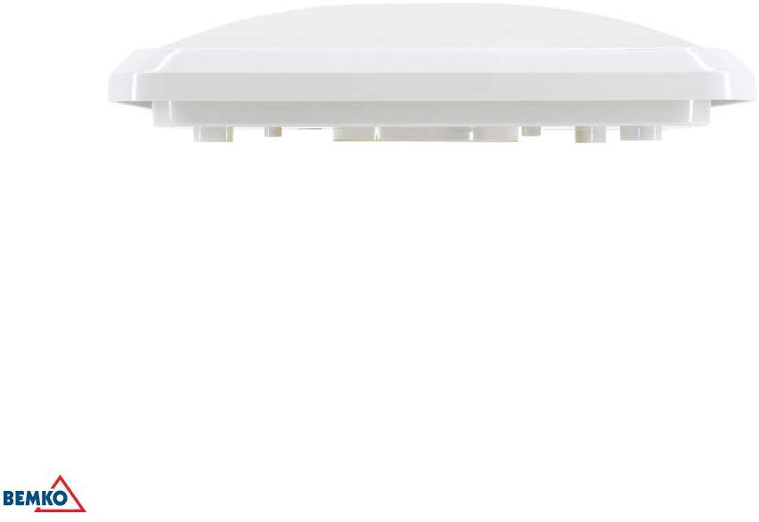 Lubinis šviestuvas Bemko 20W LED plafonas su judesio davikliu DORIA, baltas, 4000K