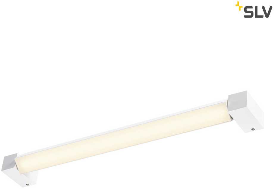 Sieninis šviestuvas 20W LED sieninis/lubų šviestuvas LONG GRILL, baltas, 3000K