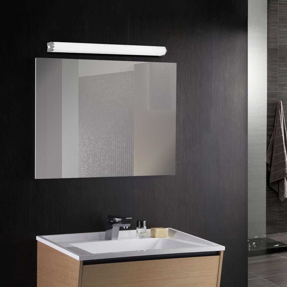 Sieninis šviestuvas 20W LED sieninis veidrodžio šviestuvas LOIRA, chromo/baltos sp., 3000/4000K, IP44, A3592170C