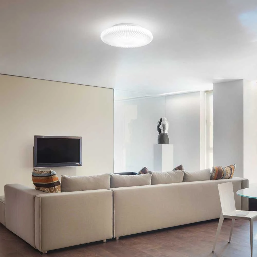 Lubinis šviestuvas Ideal Lux 22W LED plafonas ATRIUM, baltas, 3000K, 265827