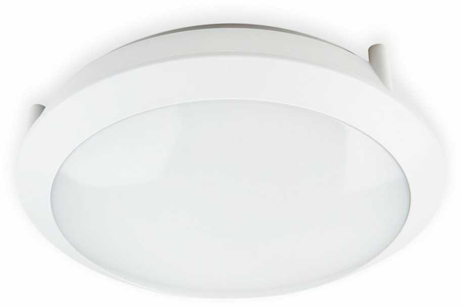 24W LED paviršinis šviestuvas DEFENDER, baltas, 4000K