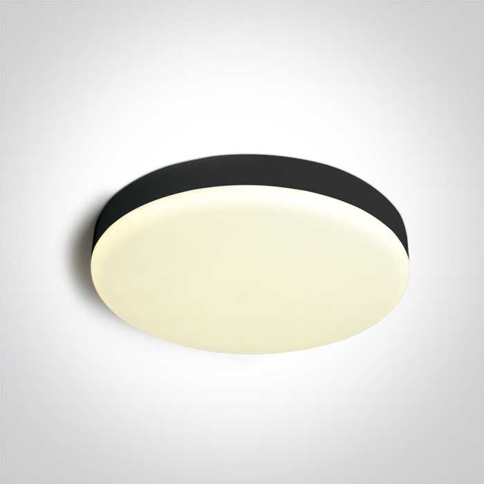26W LED vidaus/lauko plafonas, juodu korpusu, 3000/4000/6000K, IP65, 67220A/B/V