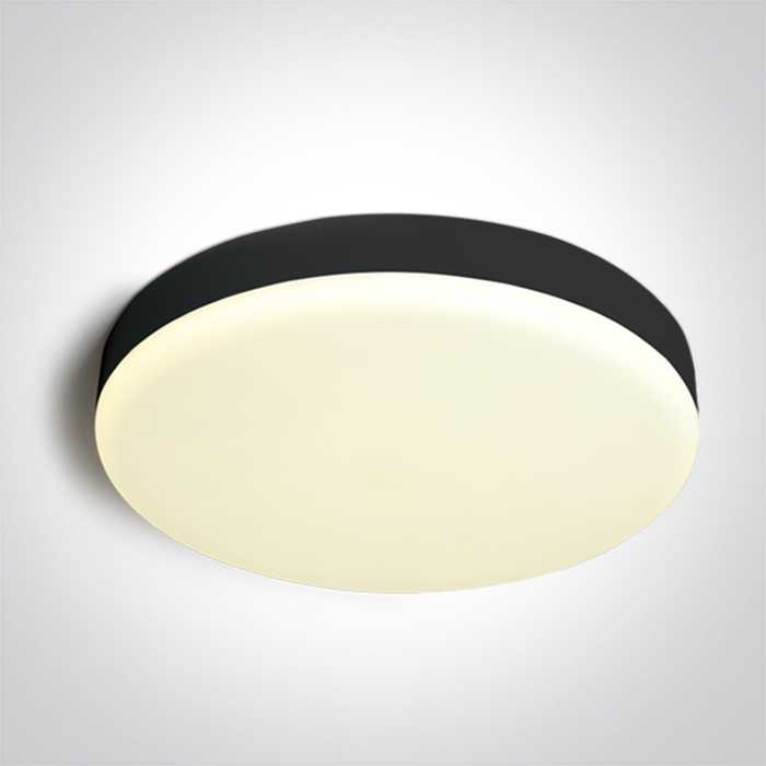 35W LED vidaus/lauko plafonas, juodas, 3000/4000/6000K, IP65, 67220B/B/V