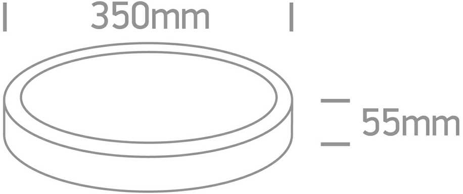 35W LED vidaus/lauko plafonas, baltas, 3000/4000/6000K, IP65, 67220B/W/V