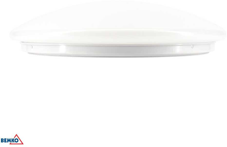 Bemko 36W LED plafonas su judesio davikliu PLATO, baltas, 3000K, IP44