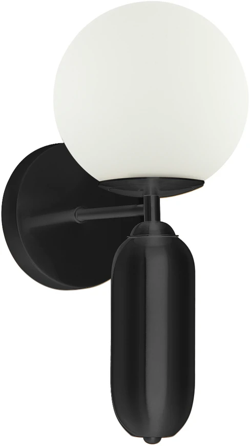 Italux Sieninis šviestuvas Aldeva WL-02340-1-BK