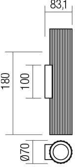 Sieninis šviestuvas DELPHI, GU10, baltas, 01-3395