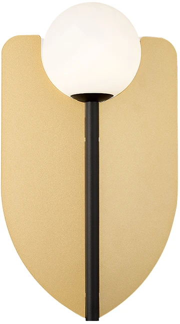 Sieninis šviestuvas FEDORA, G9, aukso/juodos/baltos sp., 4325101