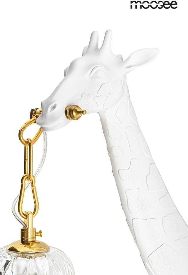 Sieninis šviestuvas GIRAFFE, E27, baltas