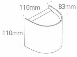 Sieninis šviestuvas, GU10, antracito sp., IP65, 67536A/AN