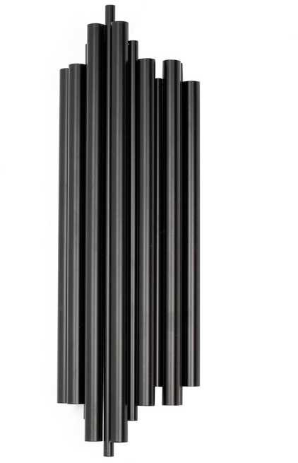 Sieninis šviestuvas HARMONIC, 2xE14, juodas, šviečia į viršų ir į apačią