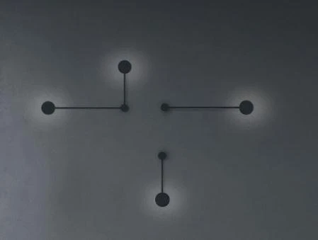 Nowodvorski Sieninis šviestuvas ORBIT, juodas, Gx53, 32,5cm