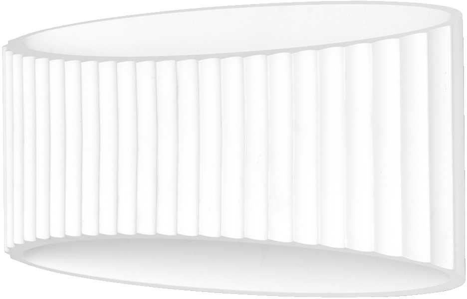 Sieninis šviestuvas PLASTER BAND, E27, baltas