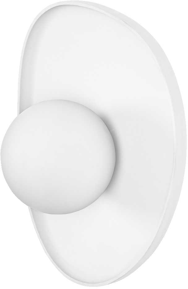 Sieninis šviestuvas PLASTER NEST, G9, baltas