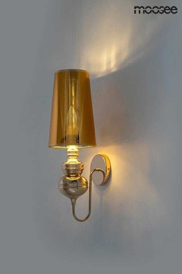 Sieninis šviestuvas QUEEN 15, E27, aukso sp.