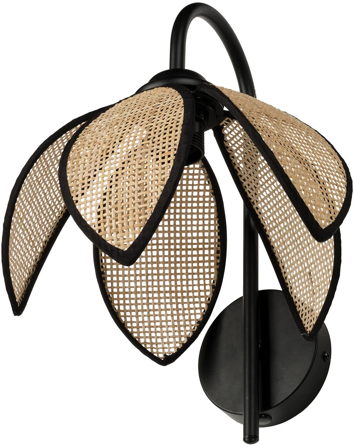 Sieninis šviestuvas RATTAN LOTUS, E27, smėlio sp.