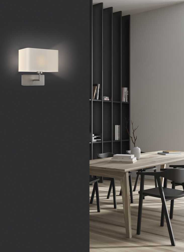 Sieninis šviestuvas ROMEO, E27, juodas, be gaubto, A3971080NSP