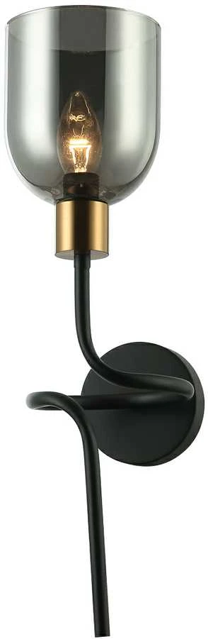 Italux Sieninis šviestuvas Servio WL-66892-1A-BK-SG