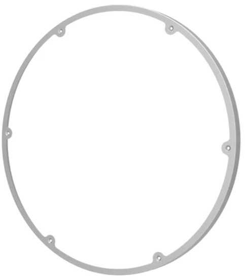 Šviestuvo SURFACE FLAT ROUND rėmelis, sidabro sp., 330mm