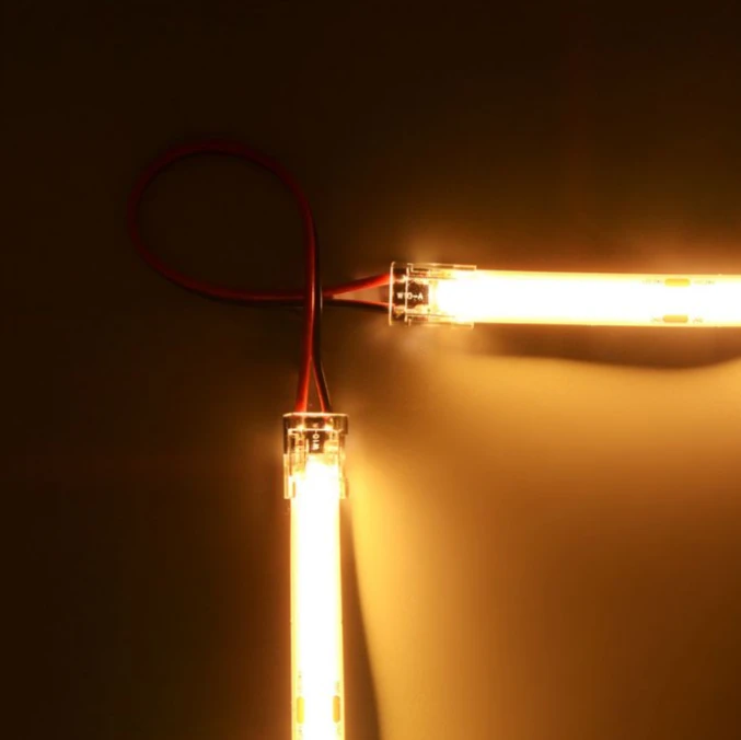 V-tac Skaidri jungtis didelio tankio arba 10mm LED COB juostoms, 5A, 0-36V, IP20