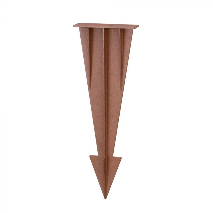 V-tac Sodo šviestuvo smaigas, rudas, 274mm