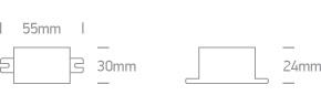 2-4W 700mA LED maitinimo šaltinis, IP66, 89004A