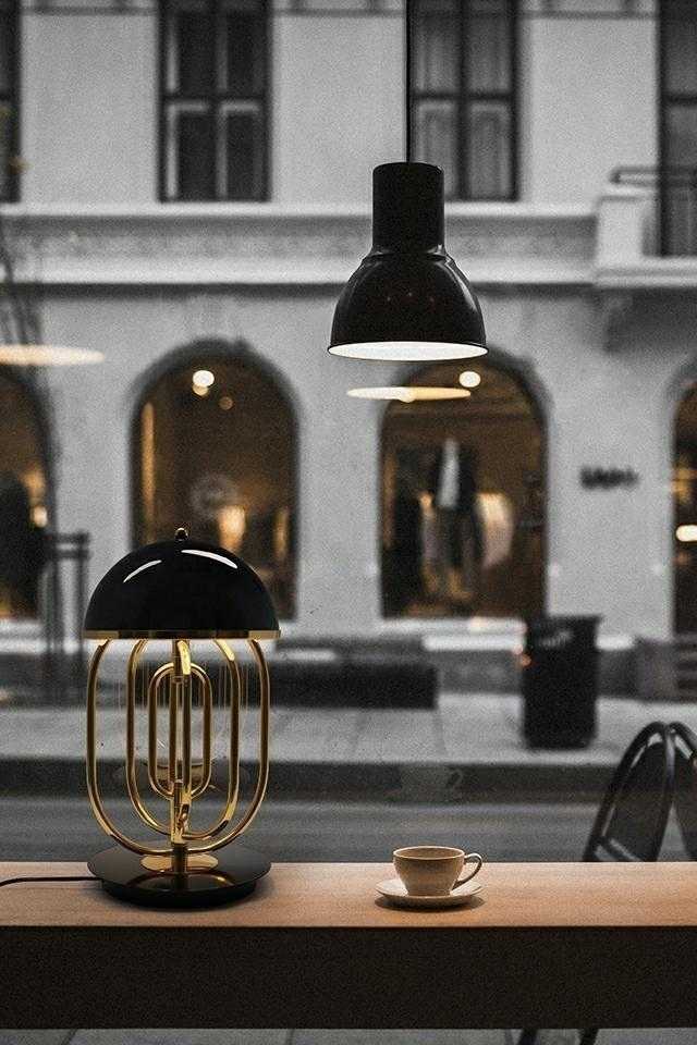 Stalo šviestuvas BOTTEGA, 2xG9, aukso/juodos sp.