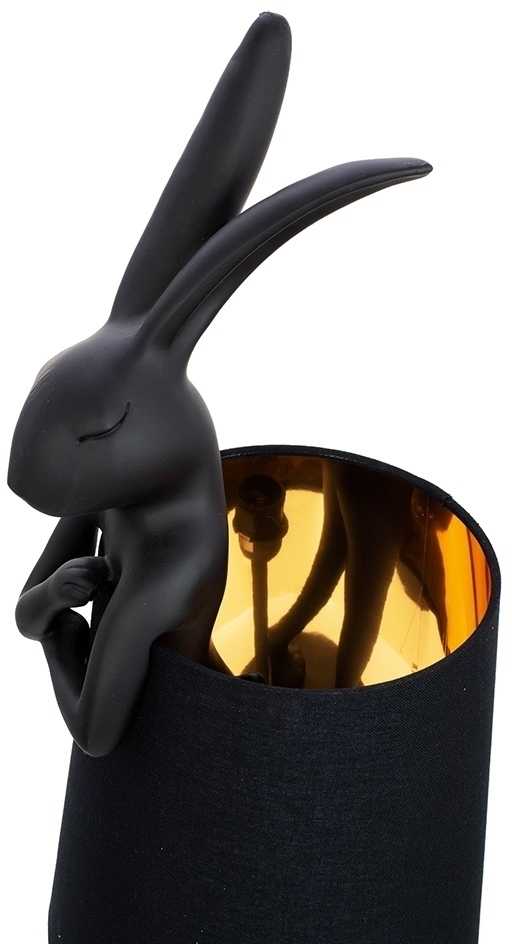 Stalo šviestuvas RABBIT, E14, juodas