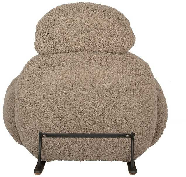 Fotelis Supamas krėslas PLUSH TEDDY, smėlio sp.