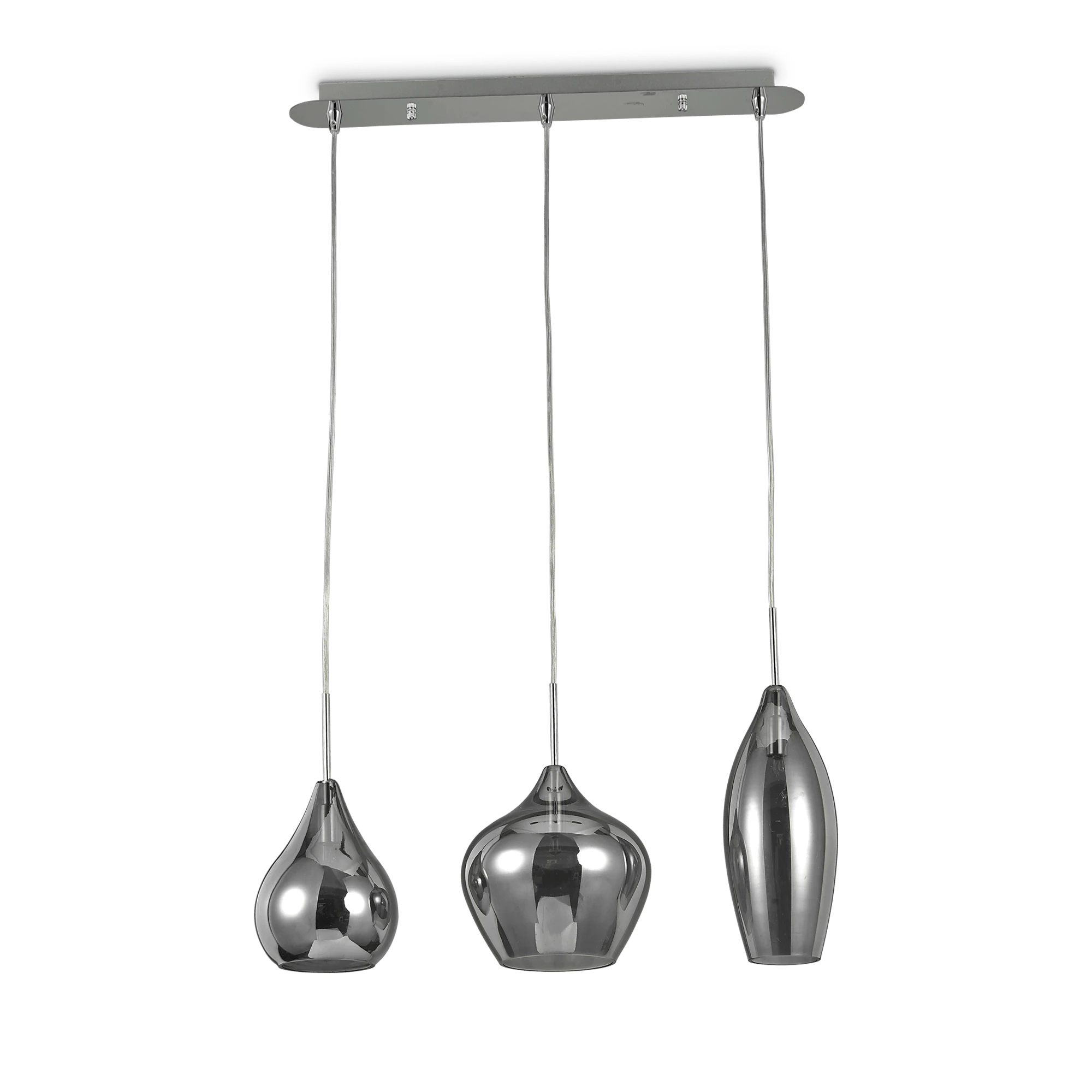 Pakabinamas šviestuvas Ideal Lux Suspended lamp with 3 lights SOFT, E14, auksinis color