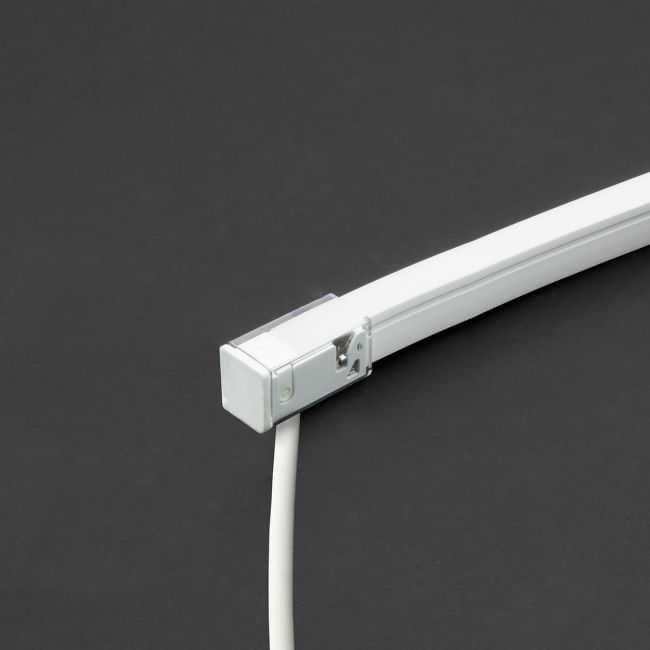 Šviečiančio kabelio XMAGIS 12x17MM užbaigimas, užmaitinimui iš apačios