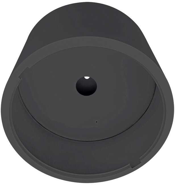Šviestuvo COMFORT paviršinio montavimo rėmelis, juodas, 265mm