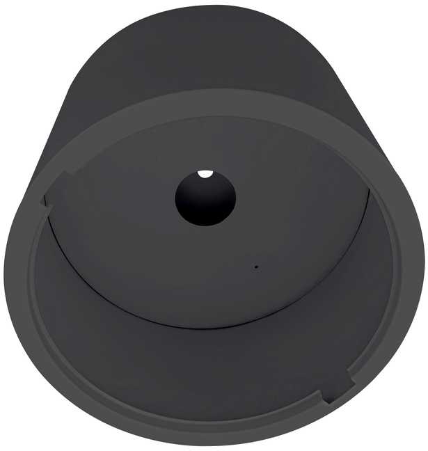 Šviestuvo COMFORT paviršinio montavimo rėmelis, juodas, 215mm