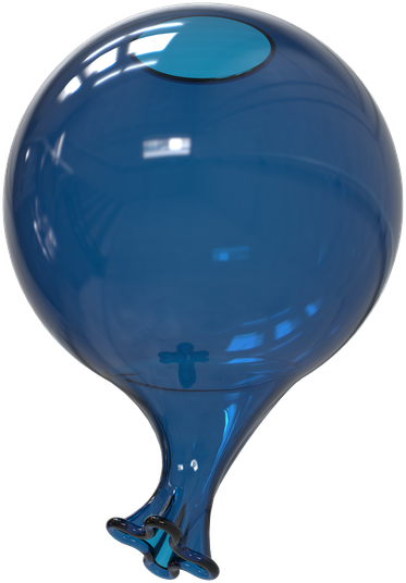 Šviestuvo gaubtas CLOWN, mėlynas, D150mm, 352640