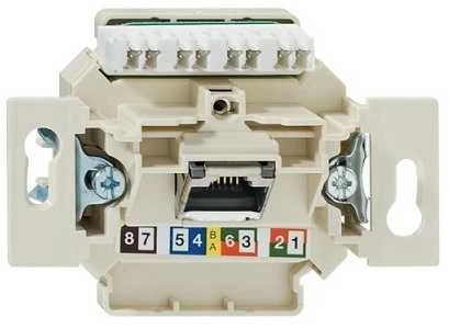 Kompiuterinis lizdas JUNG EPUAE8UPOK6US (1xRJ45 CAT 6)