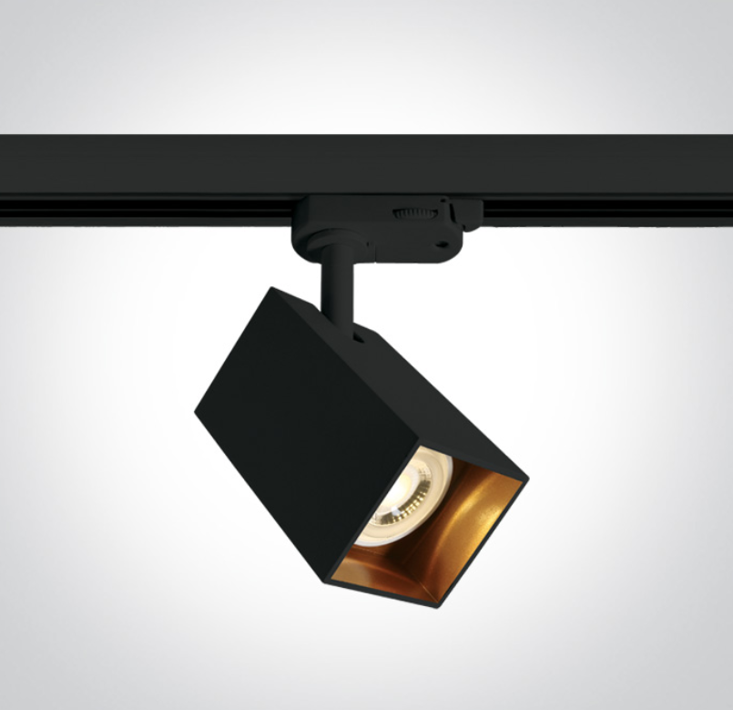 Trifazis akcentinis šviestuvas DARK LIGHT, GU10, juodas, 65105NAT/B