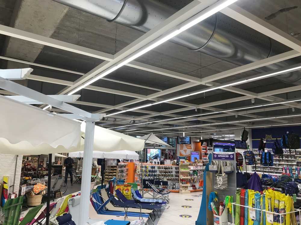 TRUSYS linijinių šviestuvų sistemos šviestuvas DALI NARROW 53 W 4000 K SI
