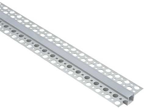 Užglaistomas LED profilis su dangteliu, aliuminio sp., 2m, 20205