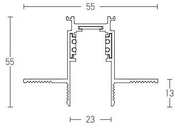 Užglaistomas lenktas magnetinis bėgelis ZAMBELIS, juodas, 1200mm diametro, 22103