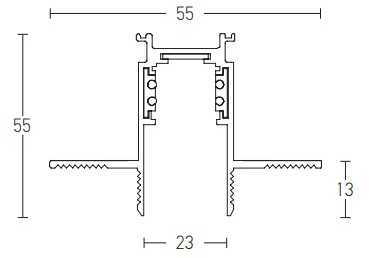 Užglaistomas lenktas magnetinis bėgelis ZAMBELIS, juodas, 900mm diametro, 22091