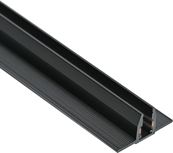 Užglaistomas magnetinės sistemos ZAMBELIS MAGNETIC 5MM bėgelis, matinės juodos sp., 48V, 1m, 2504