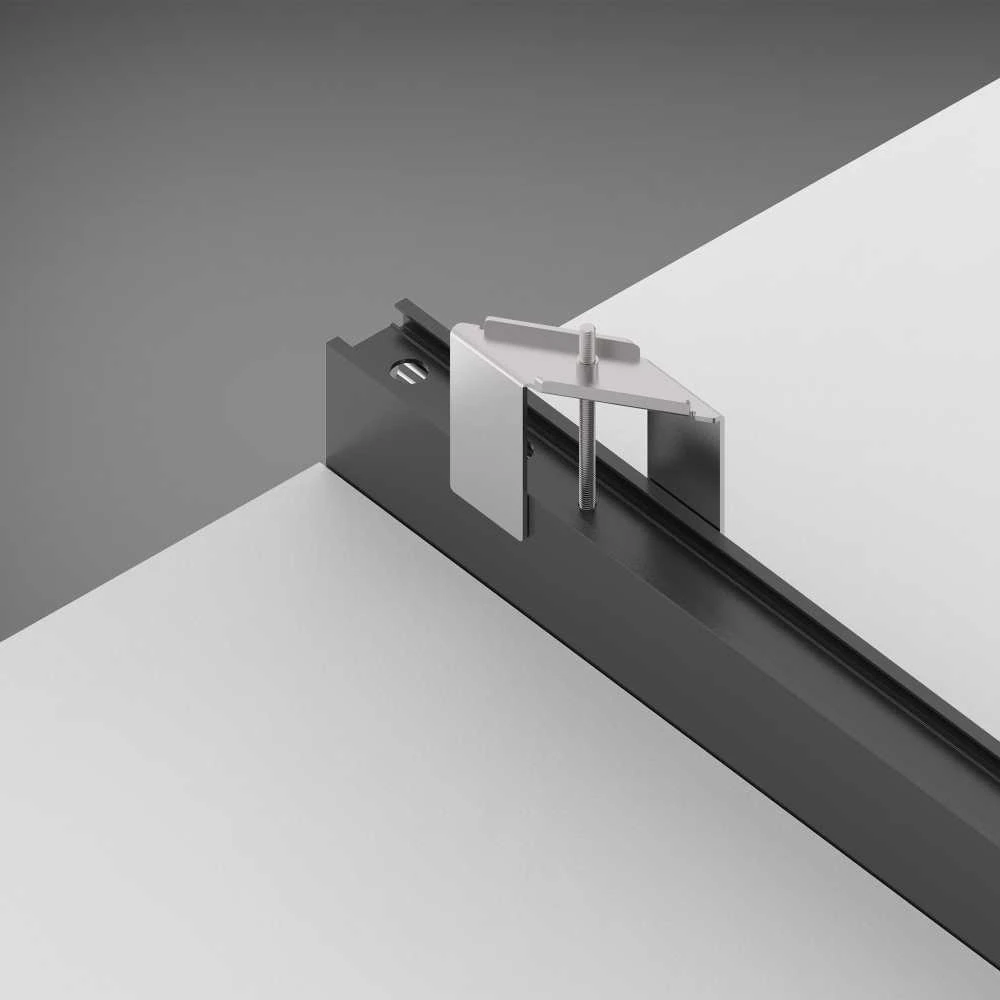 Įleidžiamas magnetinis bėgelis EGO, juodas, 2m, 320458
