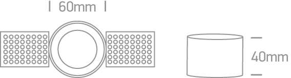 Užglaistomas šviestuvas, GU10, žalvario sp., 10105TR/BS
