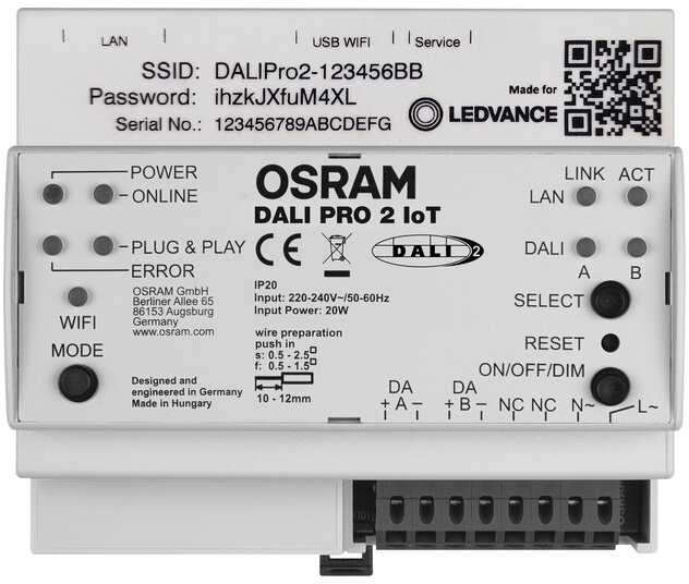 Osram Valdiklis DALI PRO 2 IOT