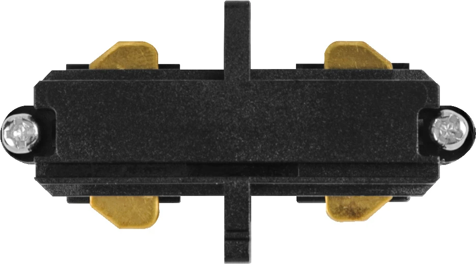 Vienfazio bėgelio tiesus sujungimas TRACKLIGHT, juodas