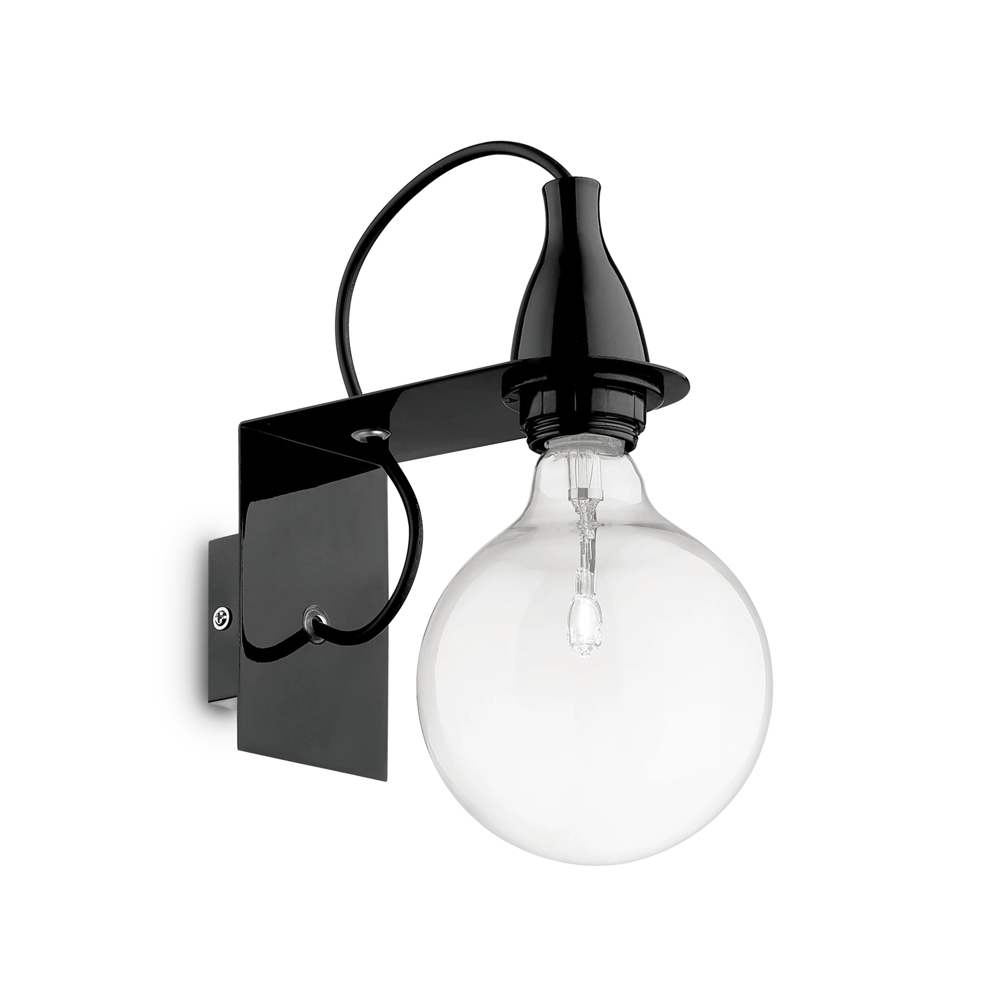 Sieninis šviestuvas Ideal Lux Wall lamp with 1 light MINIMAL, E27, chrome